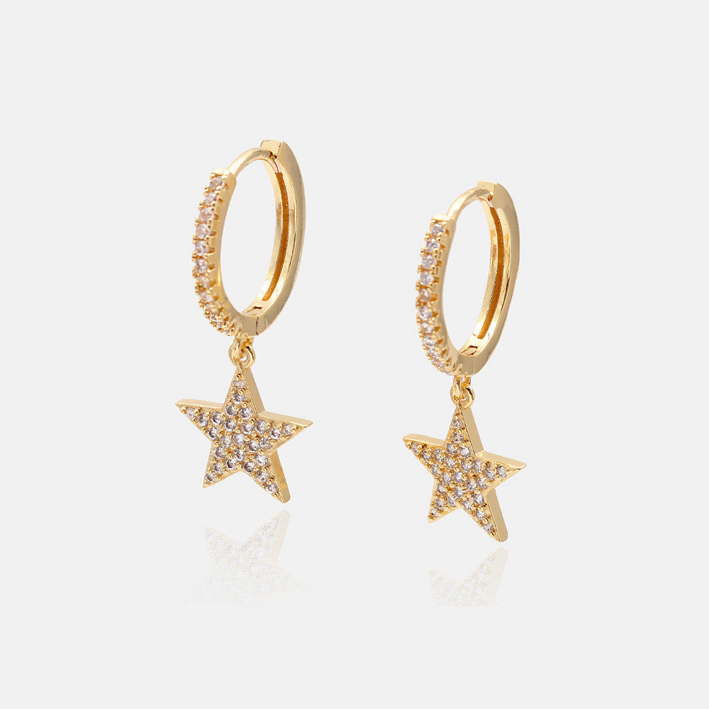 Star earrings. Star earrings