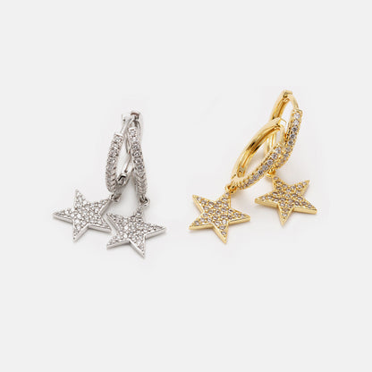 Star earrings. Star earrings