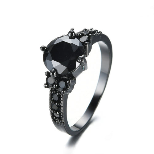 Zircon ring women's beauty ring