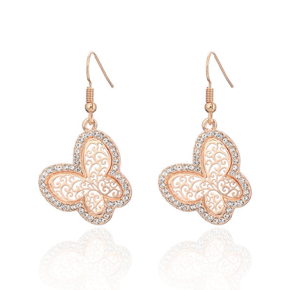Earrings Butterfly Earrings New Earrings Women's All-match