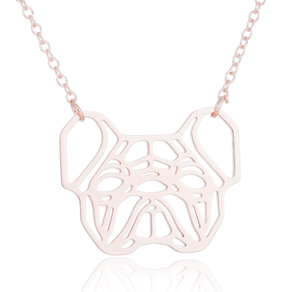 Necklace Pet Dog Pug Pendant Necklace