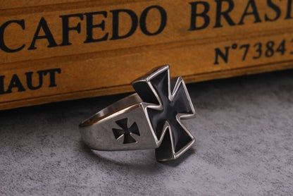 Cross Ring Hipster Ring