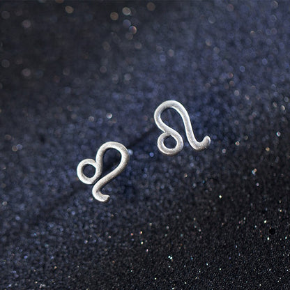 12 constellation earrings simple wishing earrings earrings