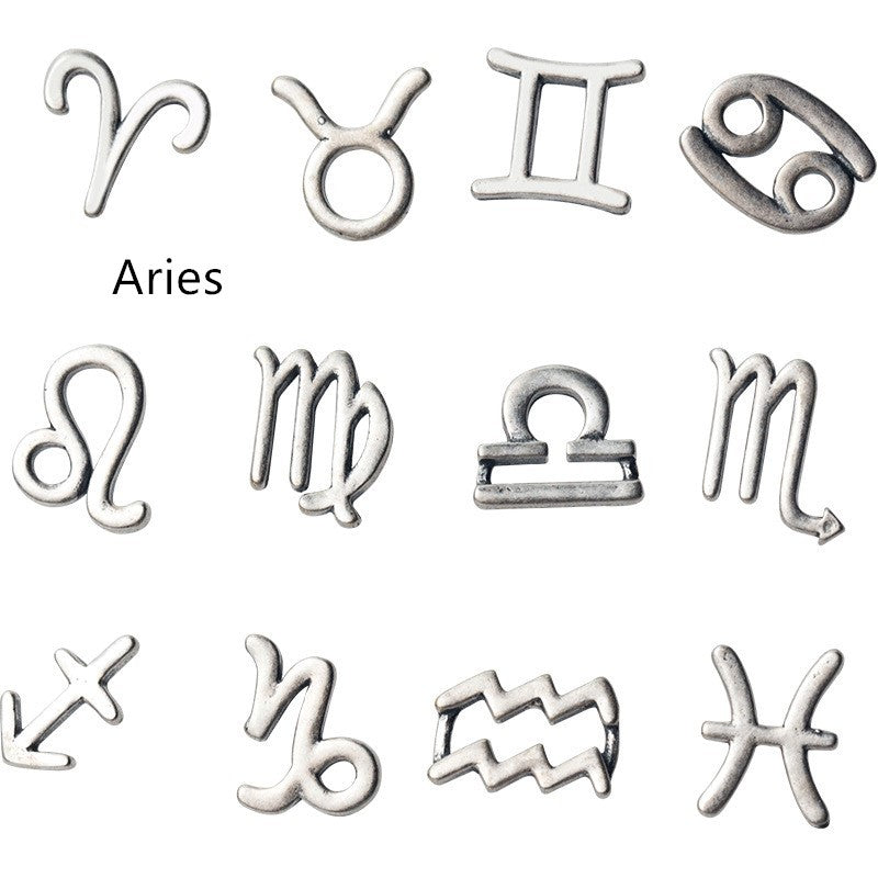 12 constellation earrings simple wishing earrings earrings