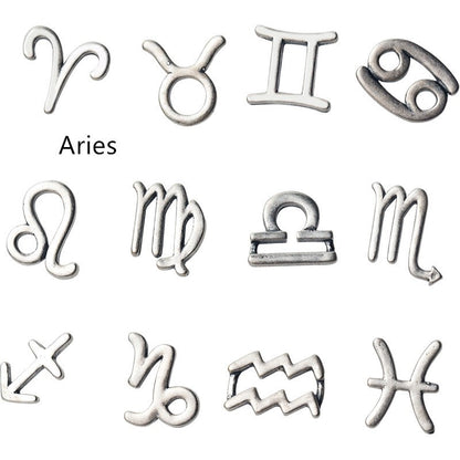 12 constellation earrings simple wishing earrings earrings