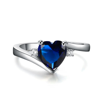 Zircon Love Ring Colorful Ring