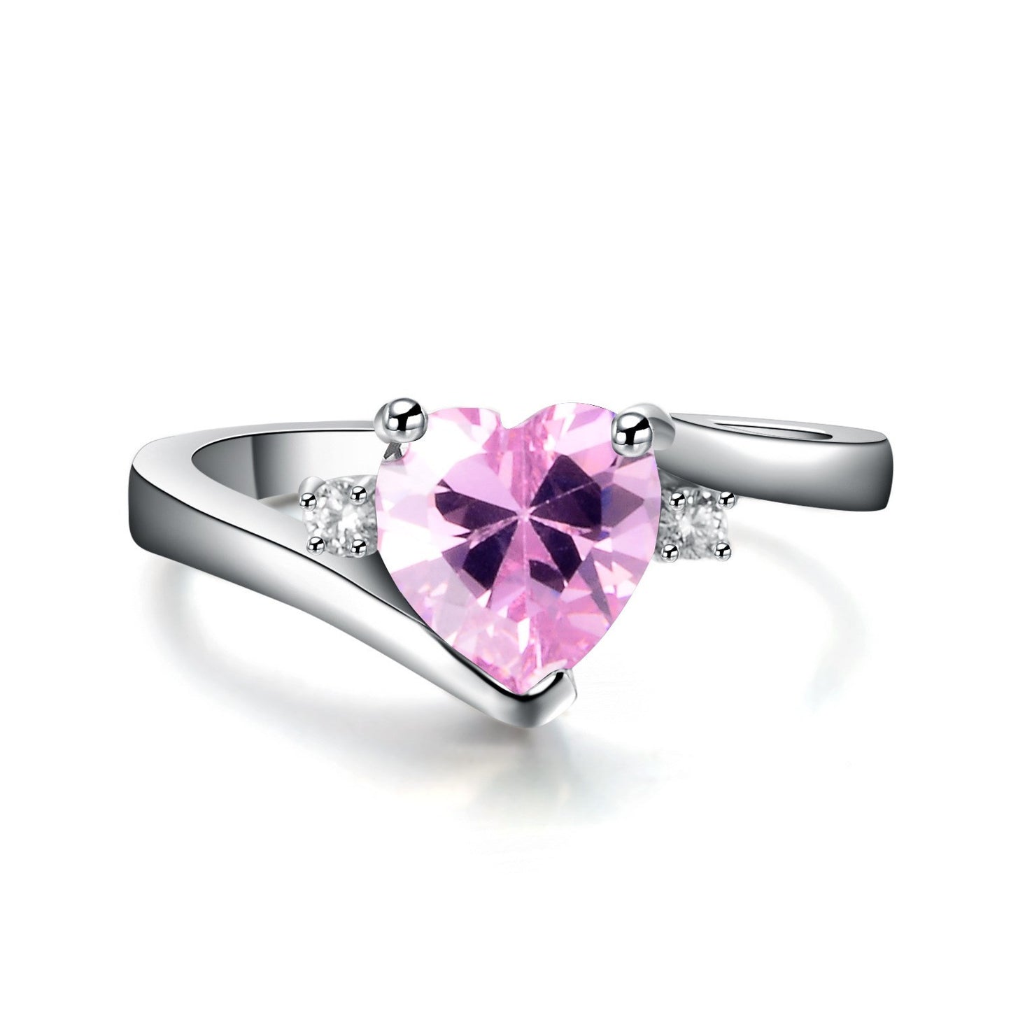 Zircon Love Ring Colorful Ring