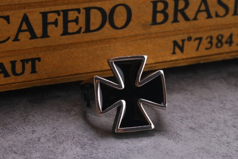 Cross Ring Hipster Ring