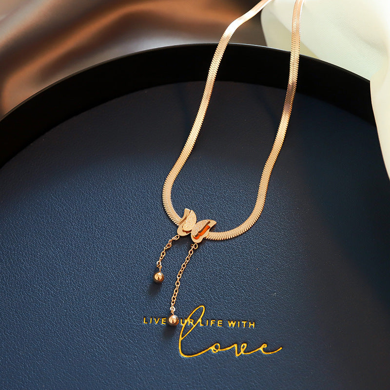 Necklace Small Butterfly Simple Temperament Necklace